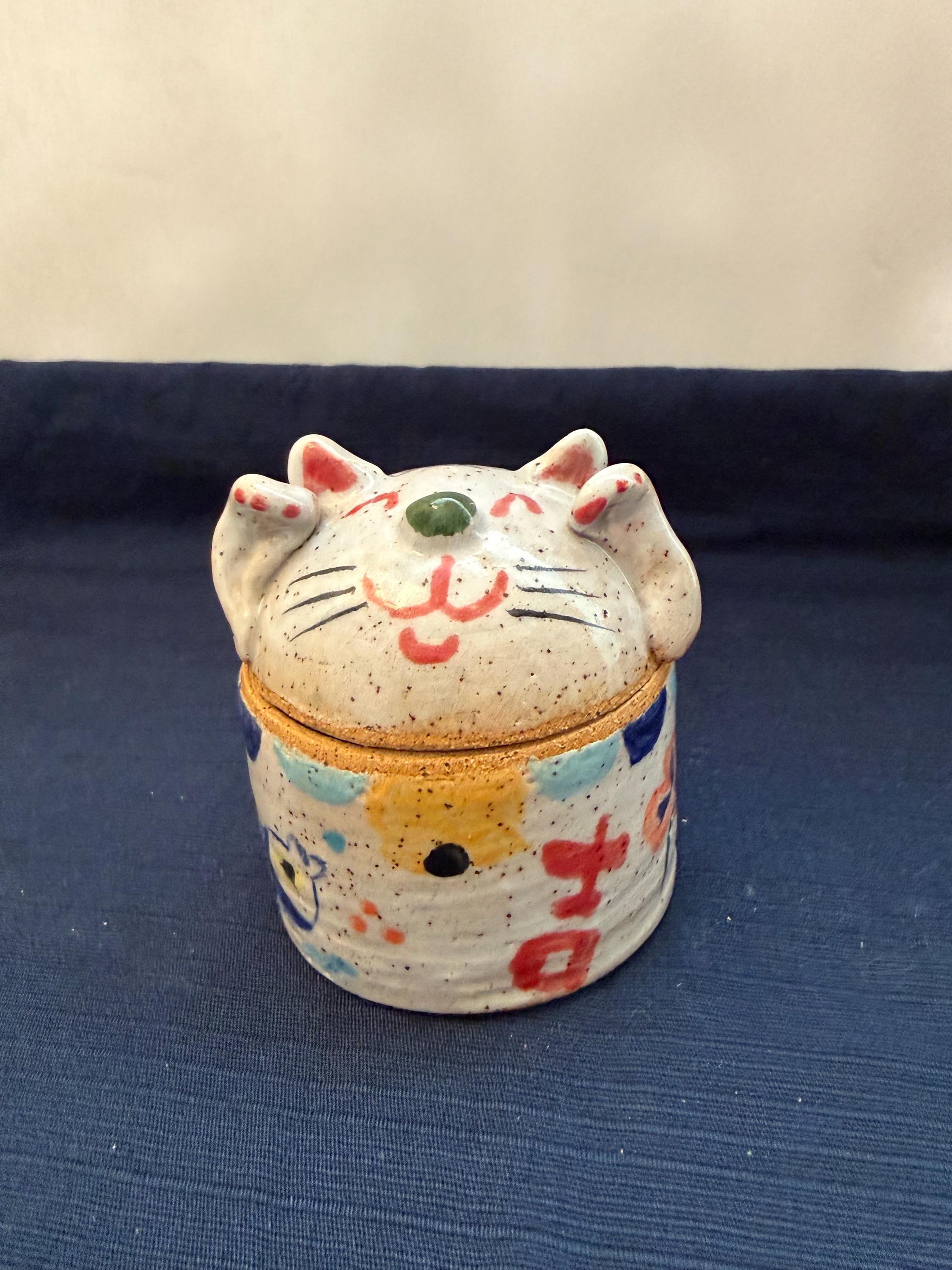 Lucky Cat Jar - Etsy