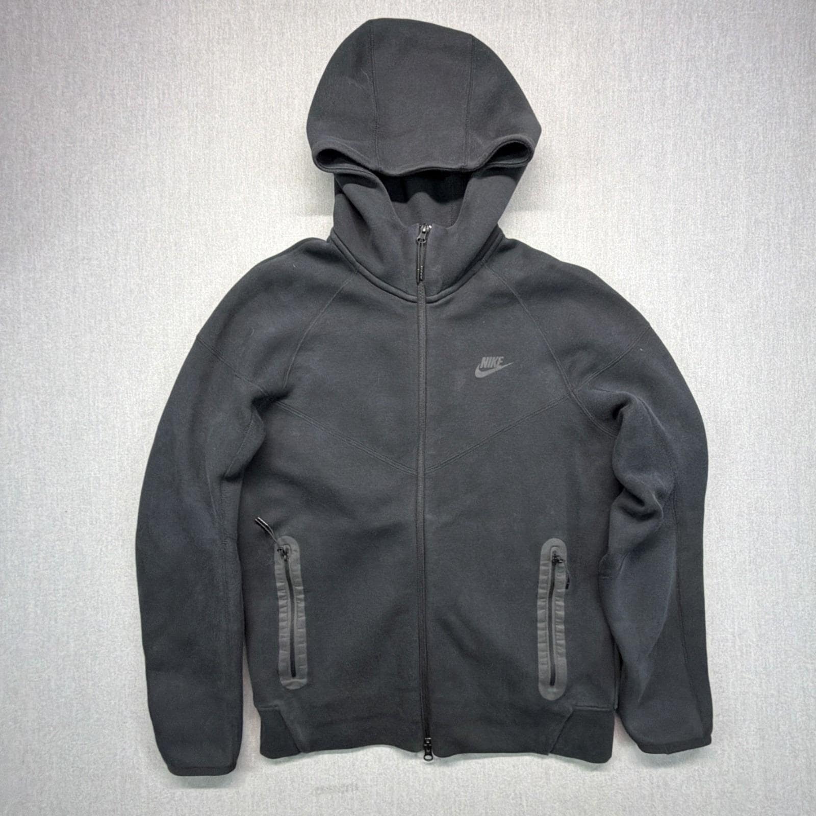 Nike グレー テックフリースプルオーバー XL ジッパーポケット付き 00 