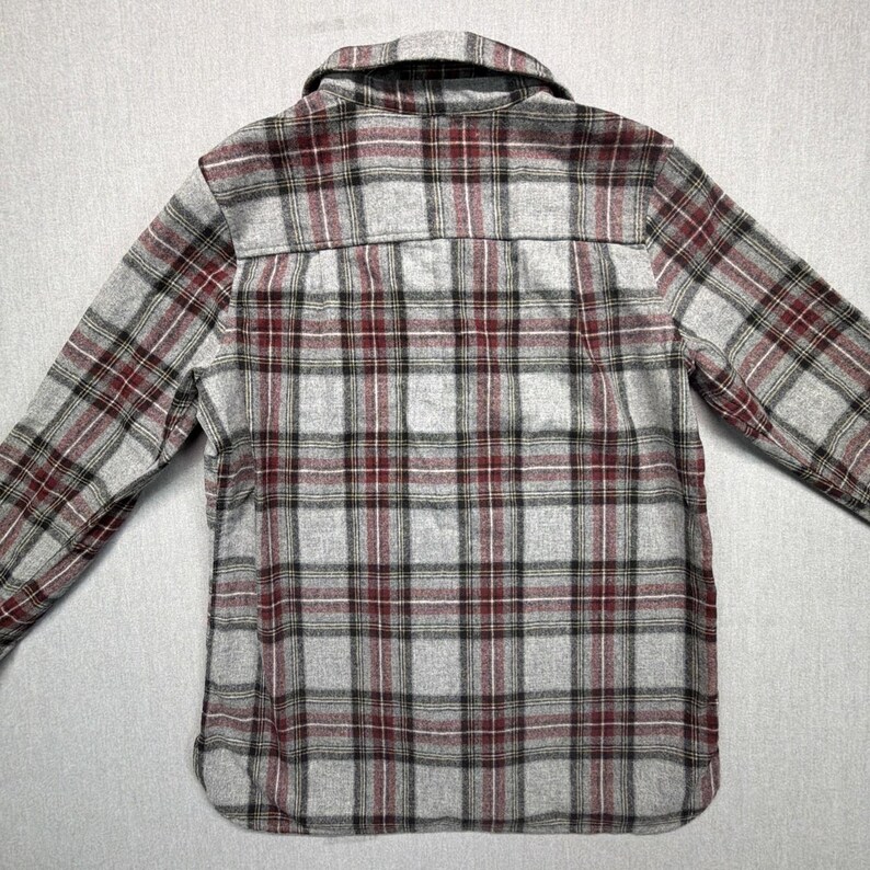 Vintage Pendleton Wolle Flanell Hemd Wolle Kariert Gr. L Bild 5