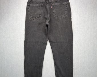 Vintage Levi's 505 Black Jeans Men's 34x29 (Fits 31x27) Y2K 2000