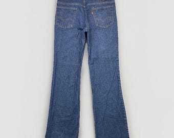 VTG 70s Levi's 517 Orange Tab Bootcut Jeans Men's 36x33 (Fits 34x32) Made In USA