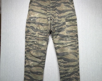 Tiger Stripe Camo Cargo Pants Mens Large 36x32 Rothco BDU Military Paratrooper