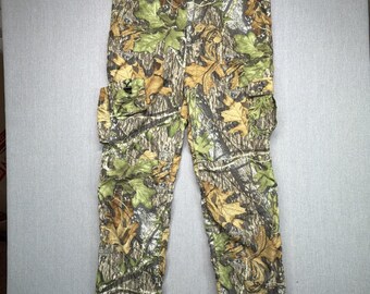 Mens Ol' Tom Mossy Oak Obsession Turkey Hunting Cargo Camo Pants L 38x30