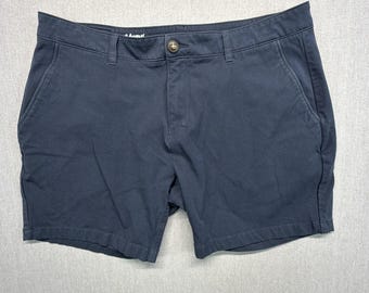 Mugsy Brooks Shorts Morgans Men's 38 7" Dark Wash Stretch