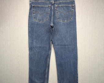 Vintage Levi 505 Jeans Straight Leg 38x30 (Fits 36x28) Made In USA