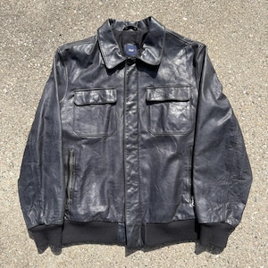 Y2k Leather Zip Jacket - Etsy