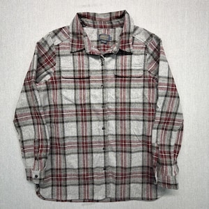 Vintage Pendleton Wolle Flanell Hemd Wolle Kariert Gr. L Bild 1