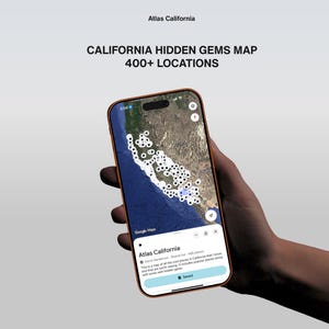 Roadtripkarta över Kalifornien | 488 saker att göra | Reseguide Google Maps Resplan