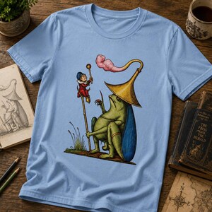ルネサンス美術Tシャツ｜グロテスクなカエルのイラスト、シュールなユーモア、美術史ギフト