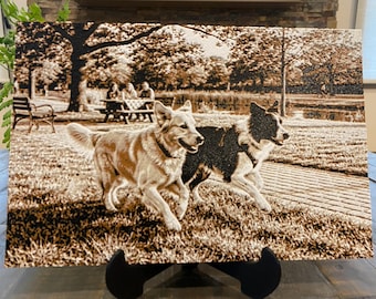 Custom Pet Portrait 3D Print, Personalized Layered Wall Decor, Dog Cat Memorial Gift