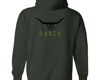 Gildan-sweater met rits en capuchon