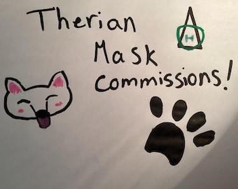 Therian Mask Commissions! READ DESCRIPTION!!!