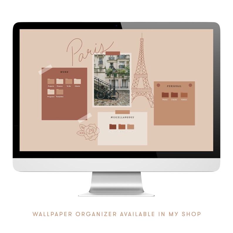 10 Desktop Folder Icons Neutral Set for Mac Windows - Etsy