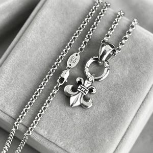 Chrome Hearts Fleur Pendant - Etsy