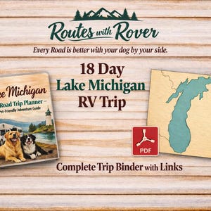 COMPLETE BINDER - 18 Day Lake Michigan RV Road Trip
