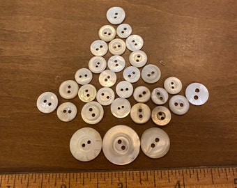 Vintage Mother-of-Pearl Buttons