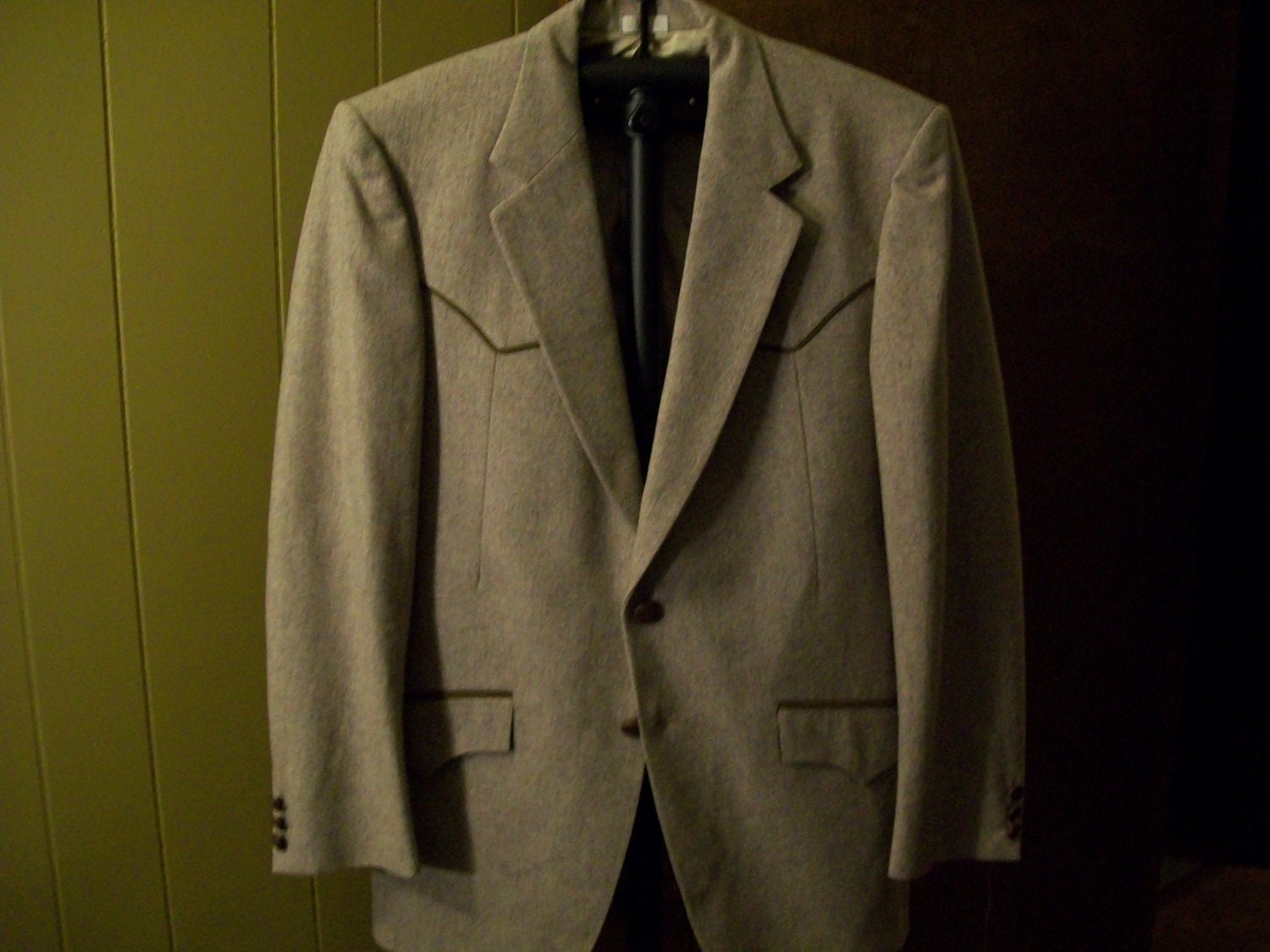 Vintage Mens Western Style Sports Coat Etsy