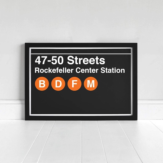 47-50 Streets Rockefeller Center Station - New York Subway