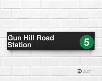 Gun Hill Road Station - New York City Subway Sign - Gun Hill Road