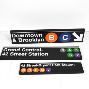 Ralph Avenue Station New York City Subway Sign Wood Sign image 2