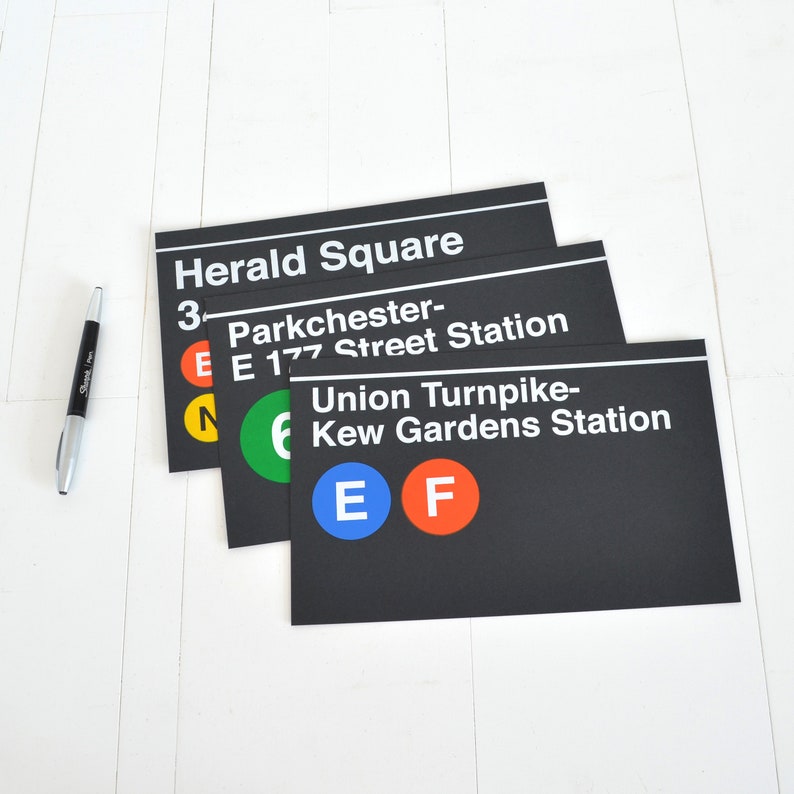 Union Turnpike Kew Gardens Station New York Subway Sign Etsy