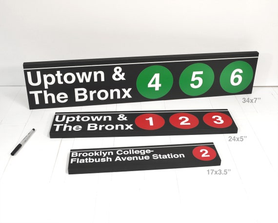96 Street Station - New York City Subway Sign - Wood Sign - Etsy