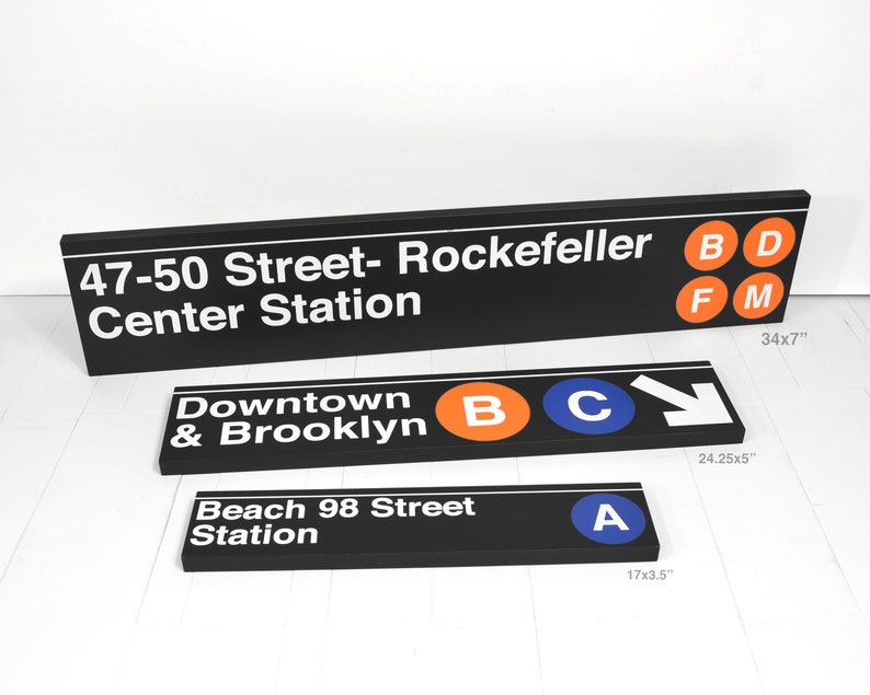 Ralph Avenue Station New York City Subway Sign Wood Sign image 3