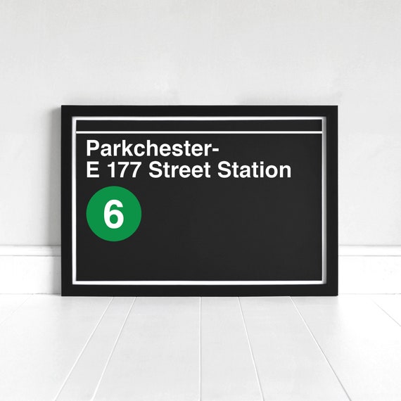 Parkchester- E 177 Street Station - New York Subway Sign