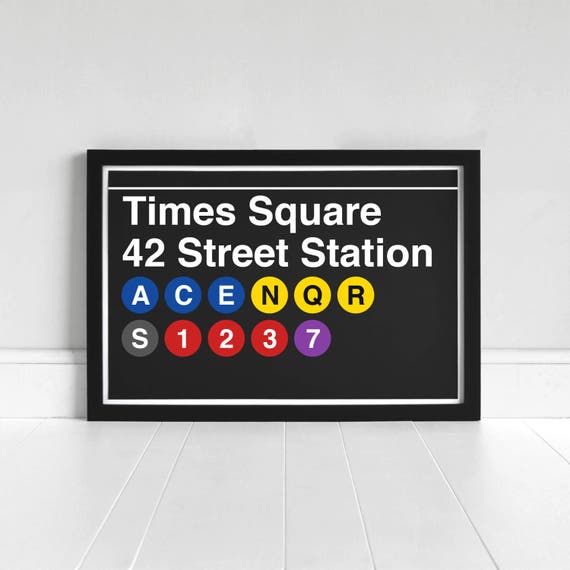 thumbnail image 2 of Seabrook New York Subway Station Wallpaper – Street Signs On Black – 56 Sq Ft Bolt 2 of 3