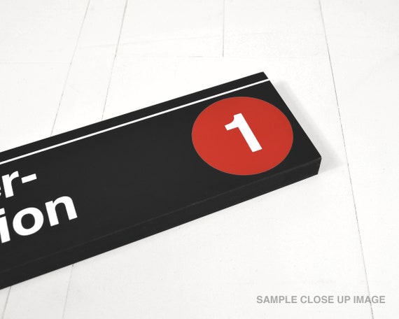 Intervale Avenue Station - New York City Subway Sign - Wood Sign