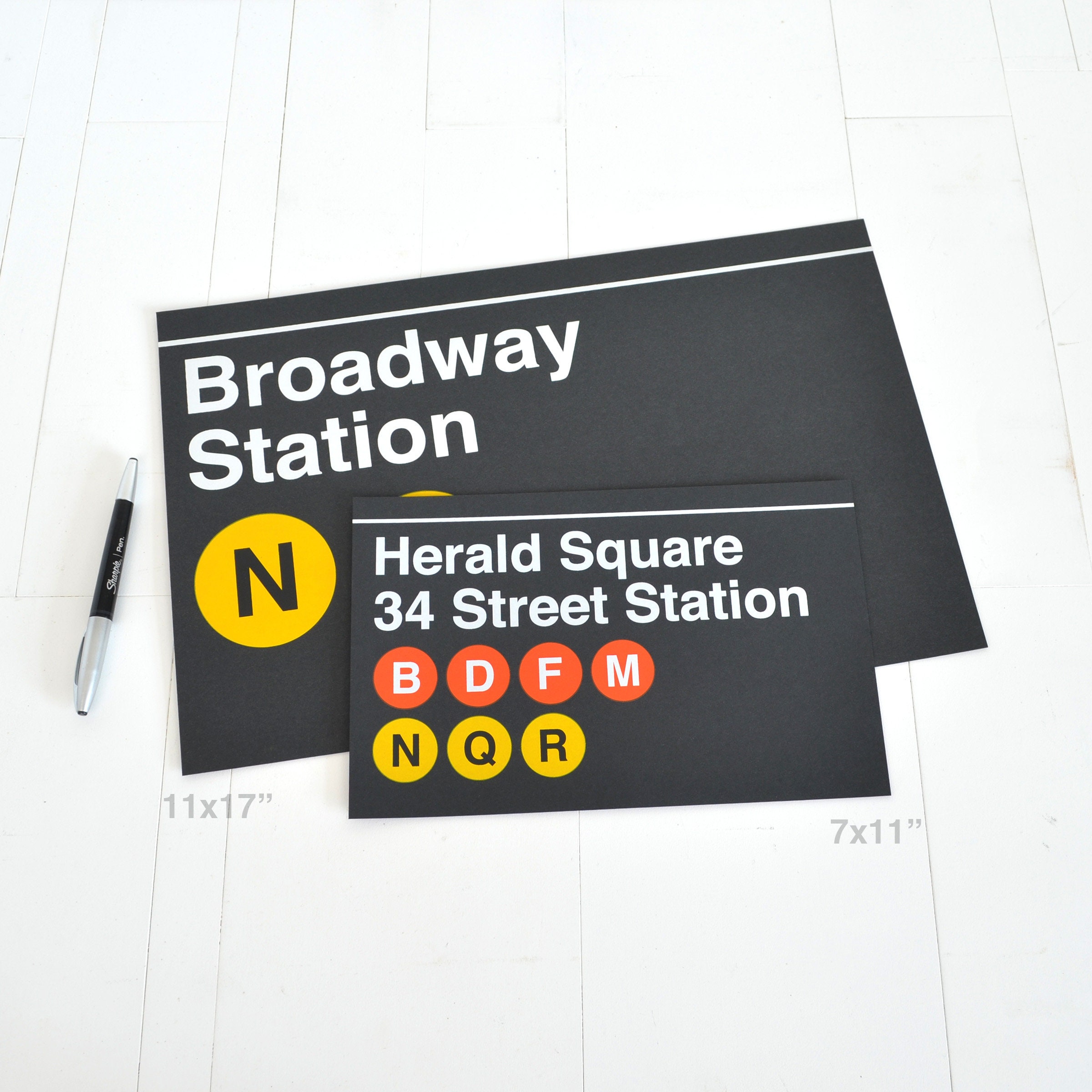 Herald Square 34 Street Station - New York Subway Sign - Art