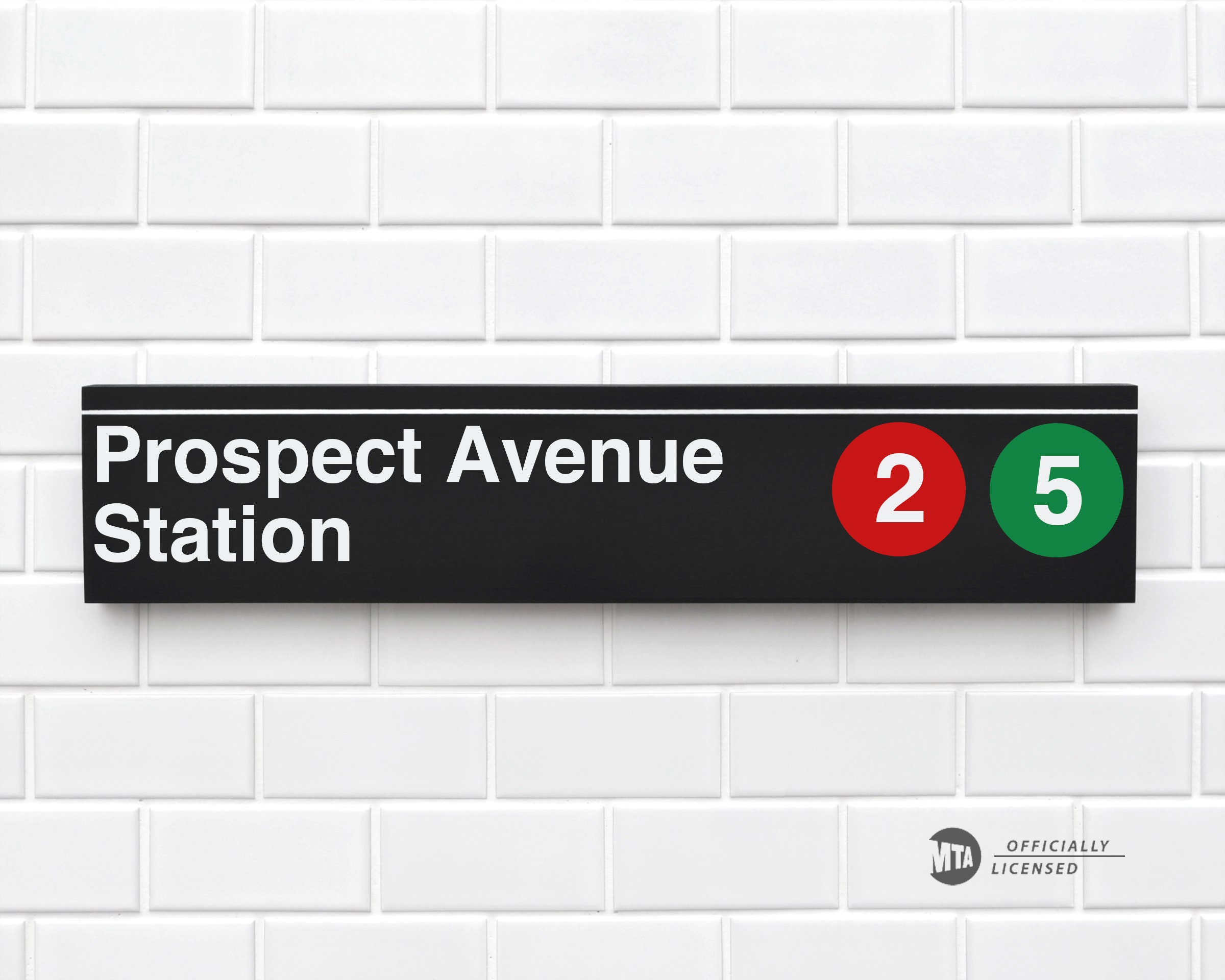 Prospect Avenue Station - New York City Subway Sign - Wood Sign - Etsy