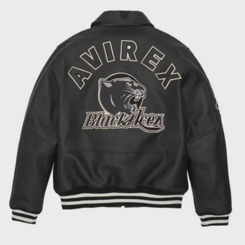 Avirex Flyers Leather Varsity Jacket: Purple Cream Letterman Bomber Streetwear Coat image 3