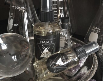 NAIAD | 50% Off, Body Mist, Linen Spray, Room Spray, Fresh Fragrance, Faerie Perfume, Mermaid Witch Perfume for Women, Cottagecore, Occult