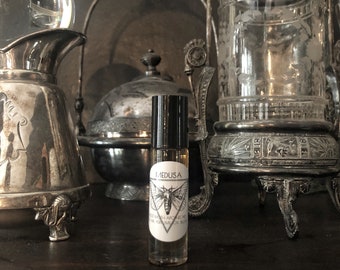 MEDUSA | Handmade Perfume Oil Blend | Gothic Fragrance Oil | Witchy Perfume | Amber perfume