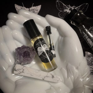 ARTEMIS | Neroli, Leather, Smoke, Clove, Black Tea, & Musk Perfume Oil Blend | Cruelty Free/Vegan Fragrance Roll-On