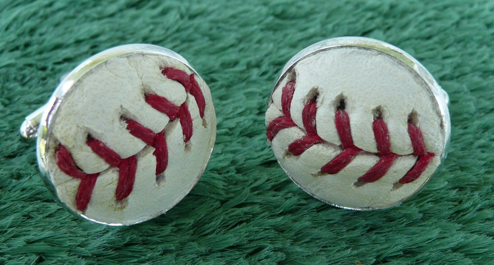 Baseball Cufflinks Handmade Cuff Links Using a Real Baseball Etsy