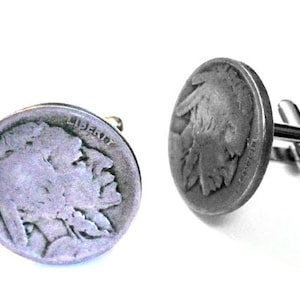 Vintage Indian Head Nickel Cufflinks