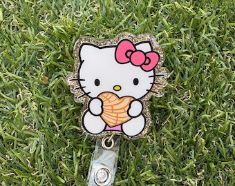 Hello Kitty Concha Interchangeable Badge Reel