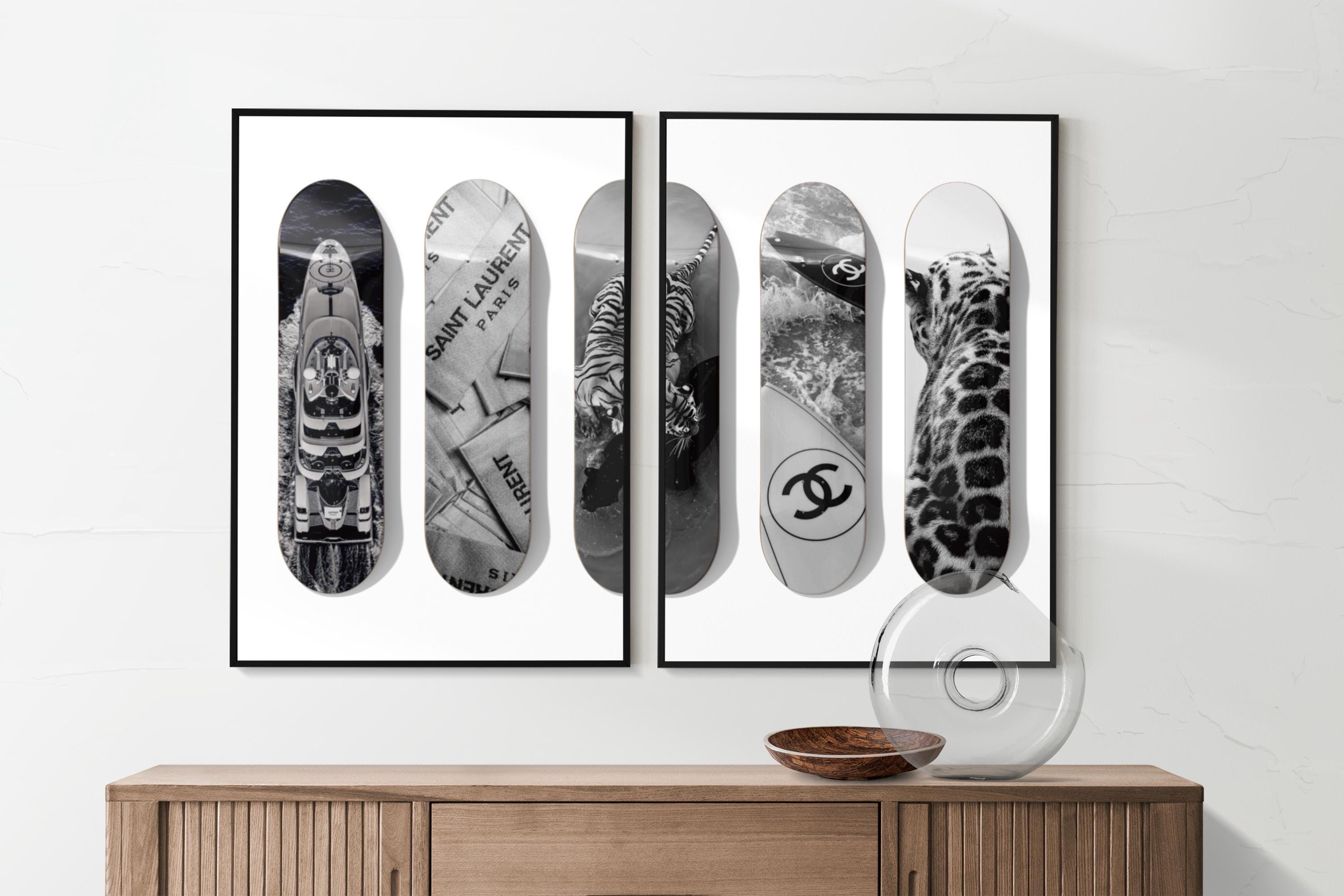 Saint Laurent Skateboard - Etsy