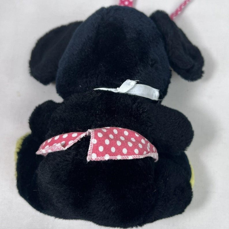 Vtg Disney Minnie Mouse Plush Doll Stuffed Toy Walt Disney Korea eye wear image 8