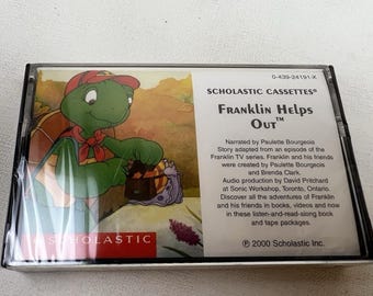 Franklin Helps Out 2000 Scholastic Audio Book Cassette Tape Vtg Preschool