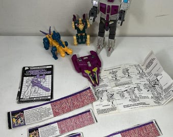Vintage G1 Transformers Abominus Terrorcons Parts Spec Instructions Sinnertwin