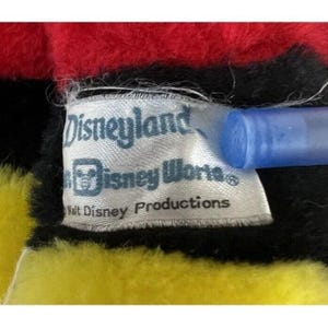 Vtg Mickey Mouse Plush Doll Walt Disneyland Disney World Stuffed Big Eyes 10" image 7