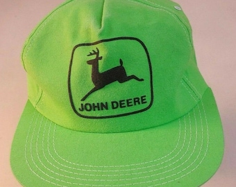 John Deere Neon Green Baseball Cap K Products Snapback Adjustable Dadcore Farm