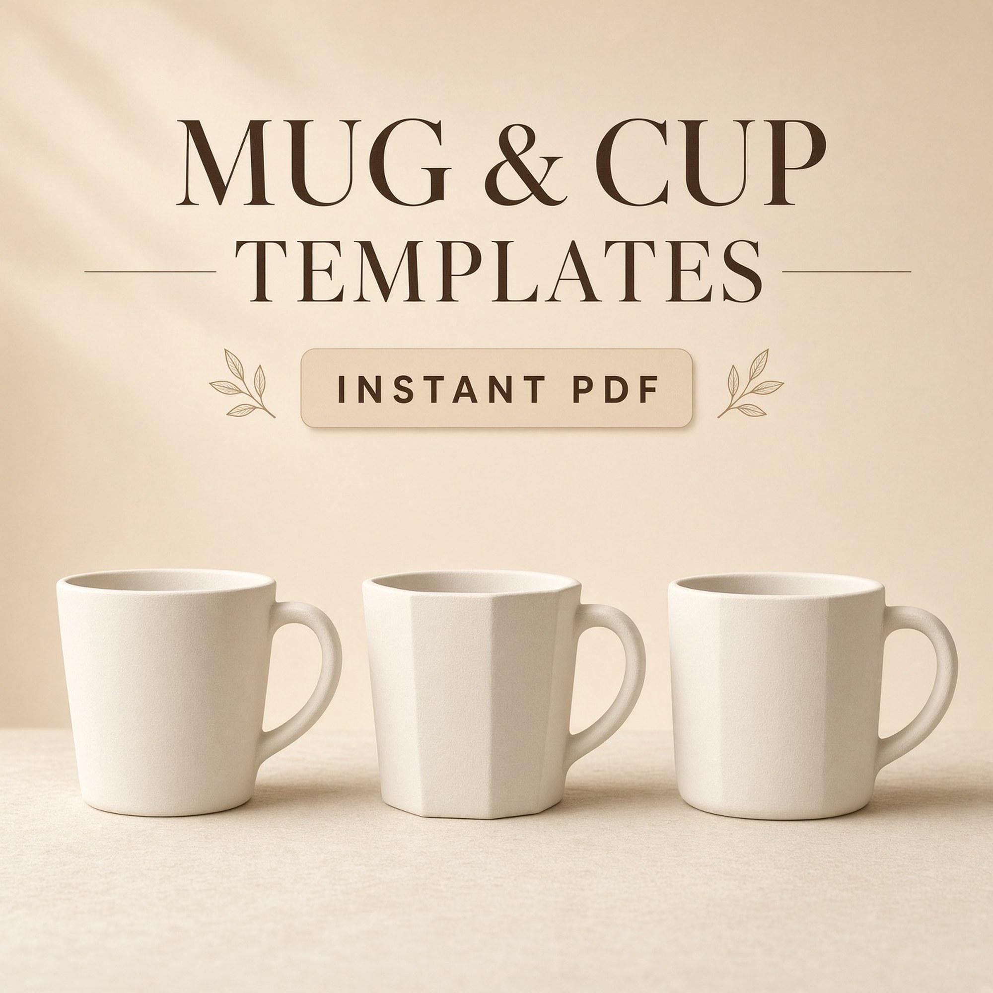 Slab Pottery Mug & Cup Kit