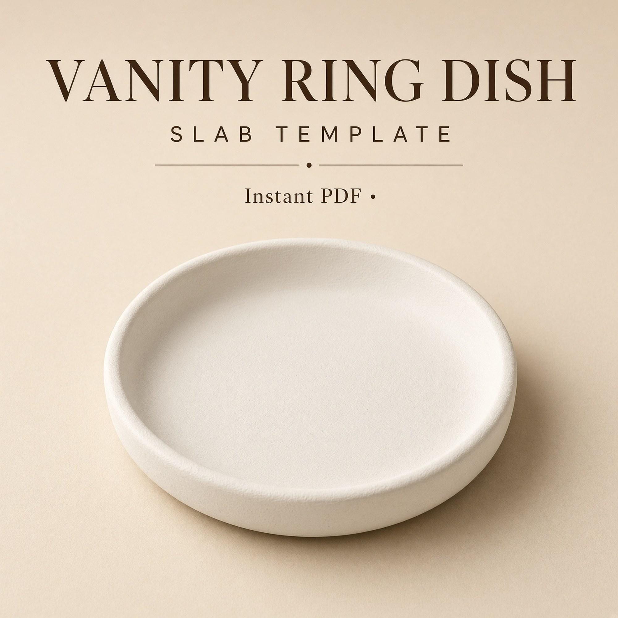 Vanity Ring Dish Pottery Template