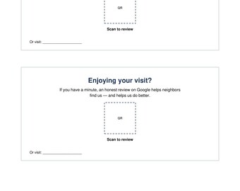 Local Review Engine Kit EN - Google Review Scripts, QR Cards, Response Templates, Tracker for Small Business
