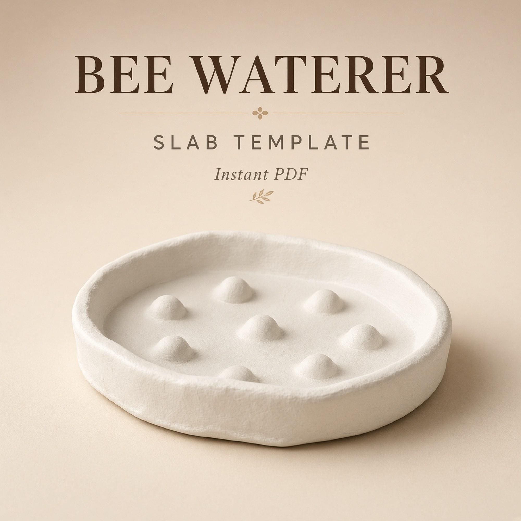 Bee Waterer Pottery Template
