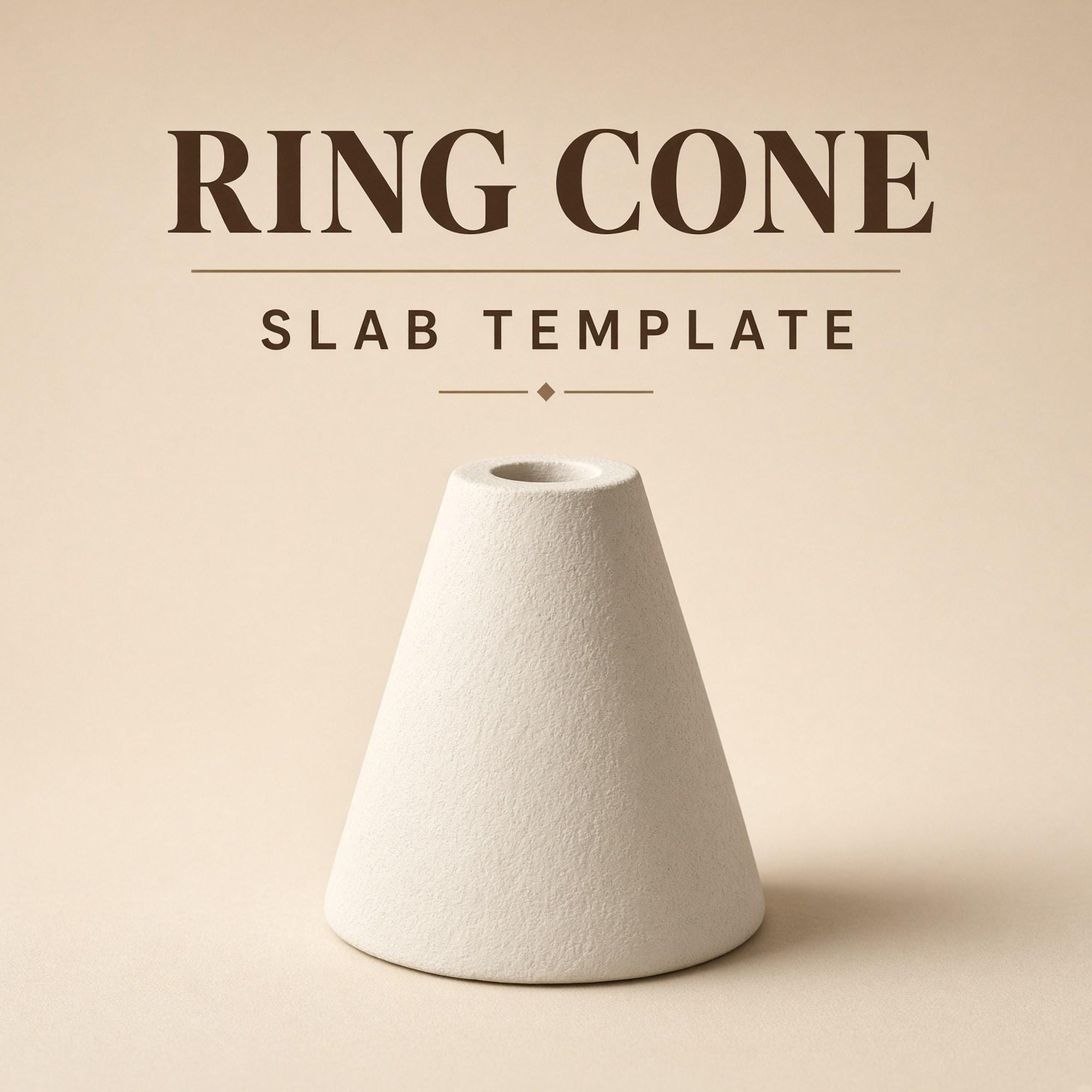 Ring Cone Pottery Template